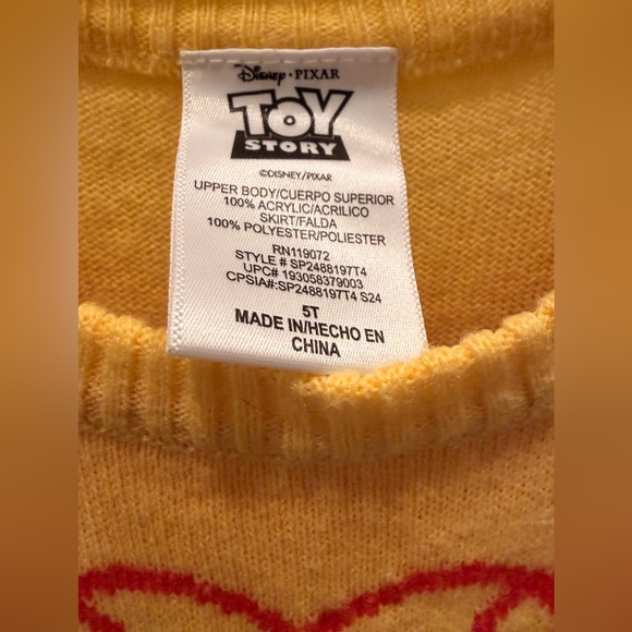 Disney Yellow and Blue Cowgirl Costume Dress - Picture 2 of 3